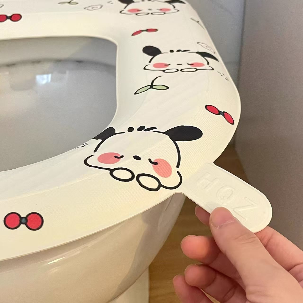 Cartoon toilet seat cover, waterproof toilet seat cover for all seasons, summer home toilet seat cover, toilet seat ring